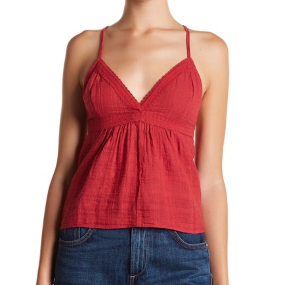 Melrose And Market Red Spice Top